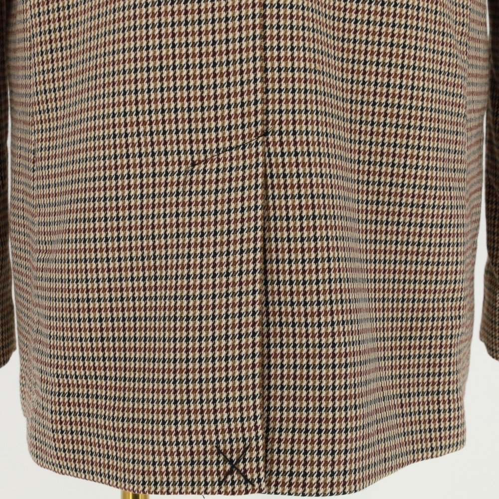 Mango MNG Women Brown Houndstooth Double Breasted Blazer Size Small Preppy NWT - Picture 5 of 9